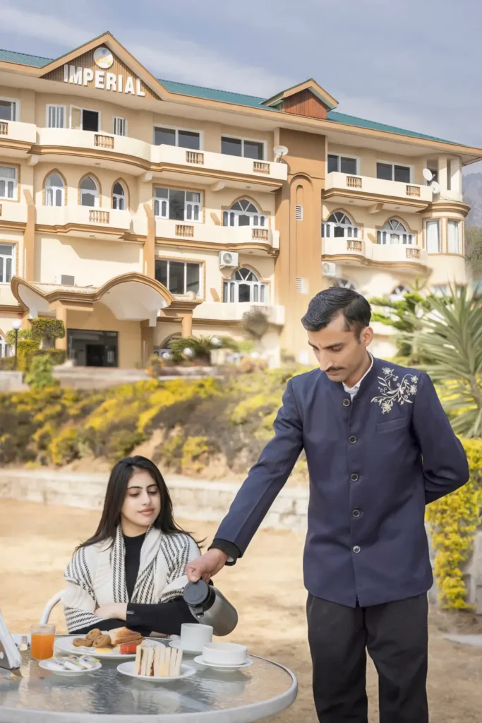 a top-rated luxury hotel
